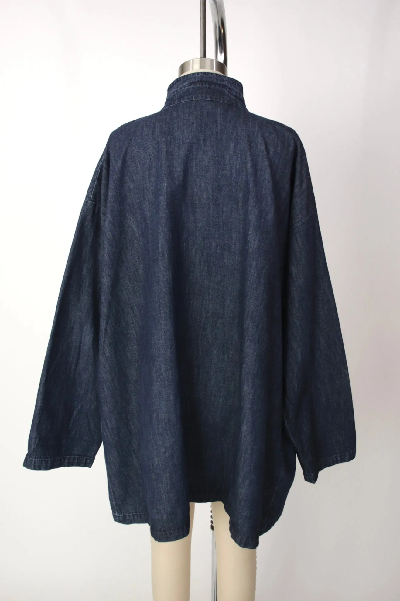 Eskandar Denim Oversize Shirt