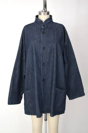 Eskandar Denim Oversize Shirt