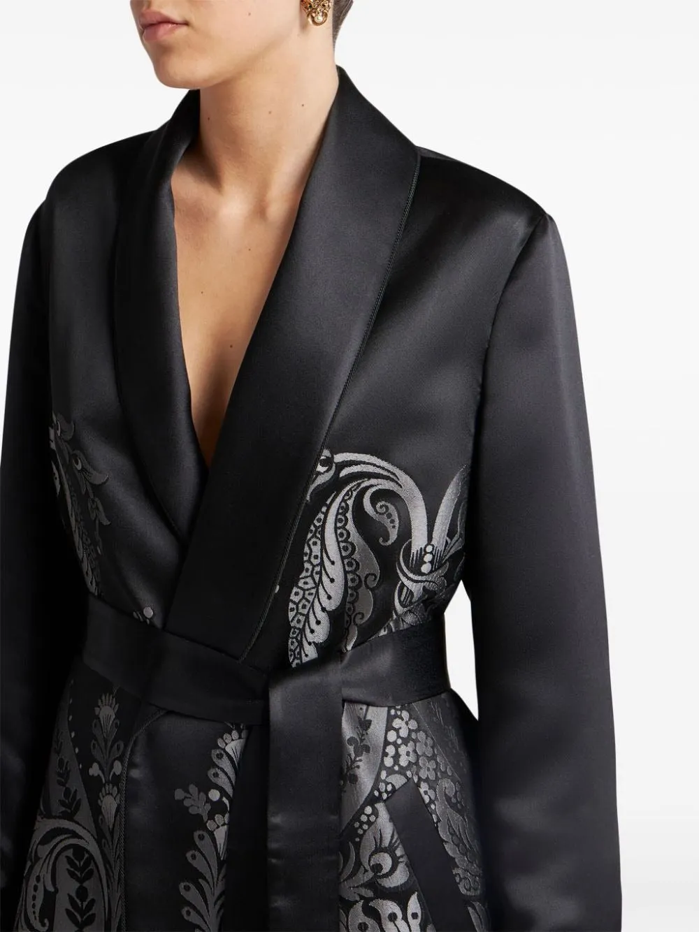 Etro Jacquard Duster Coat