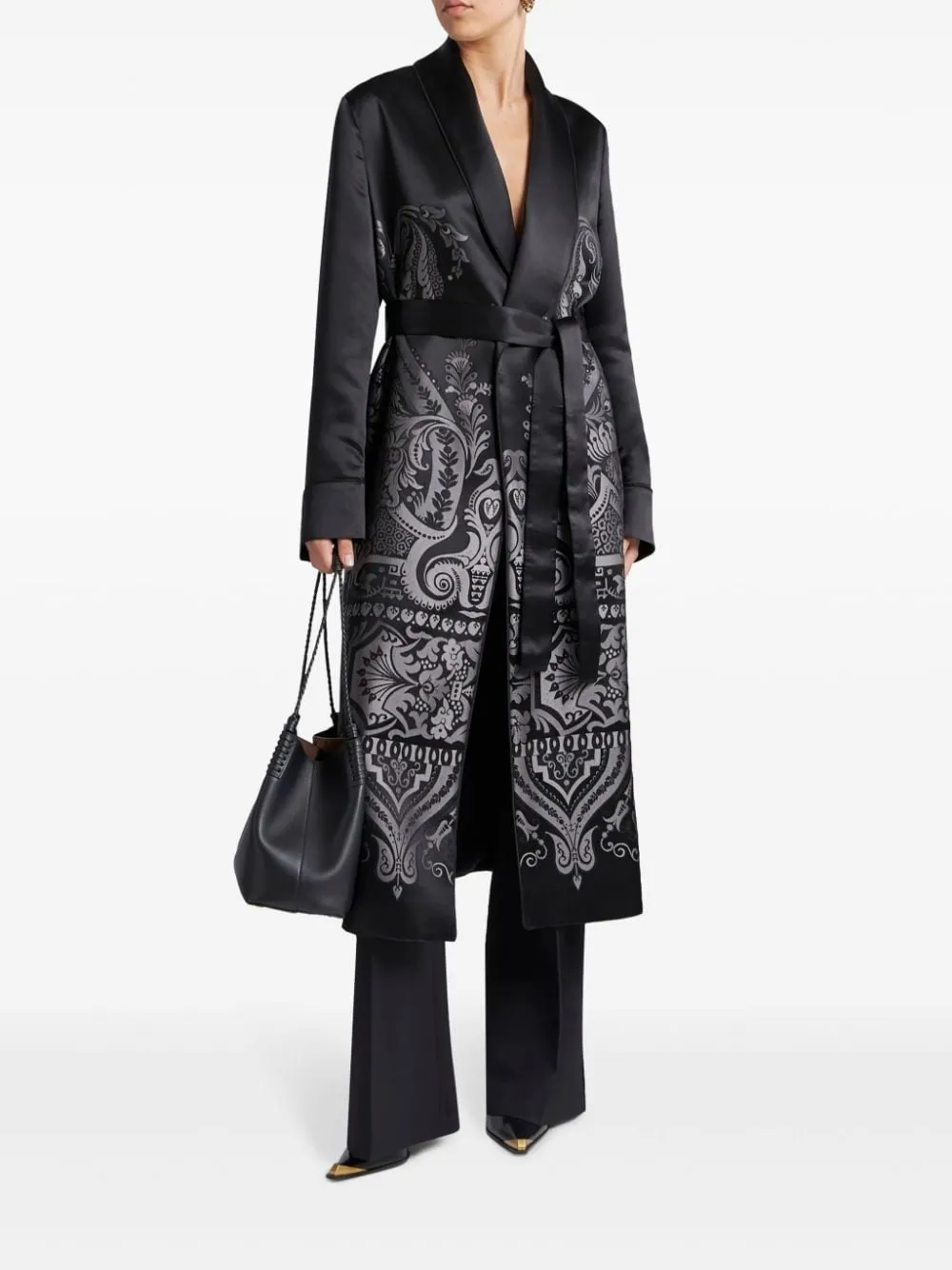 Etro Jacquard Duster Coat