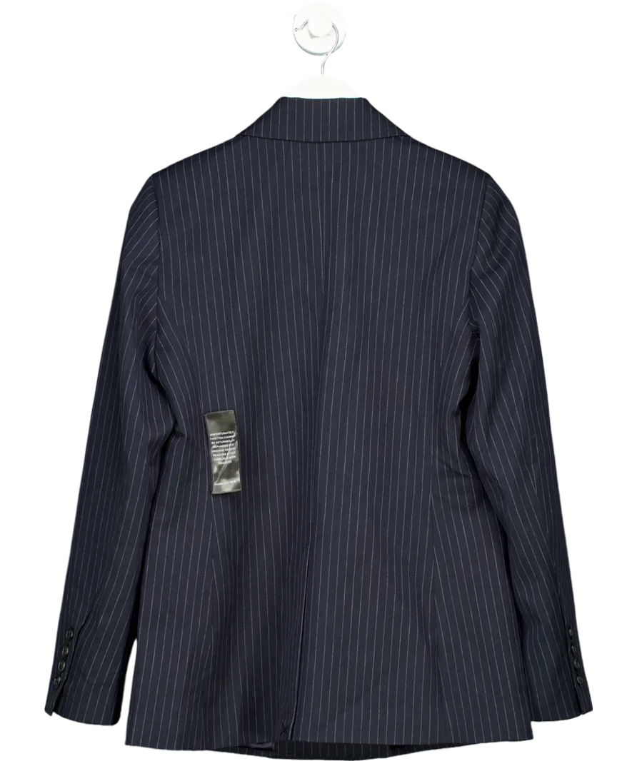 FOREVER NEW Blue Bella Double Breasted Blazer UK 10