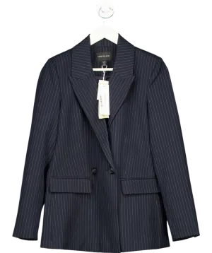 FOREVER NEW Blue Bella Double Breasted Blazer UK 10