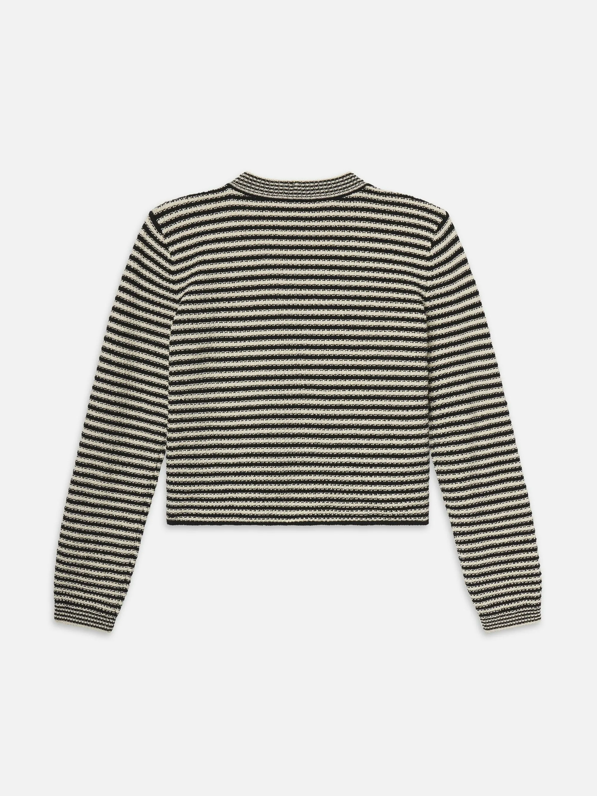 Frame The Court Cardi in Black Multi