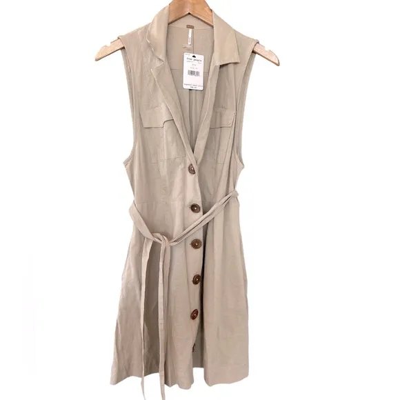 Free People Hepburn Cotton Trench Dress