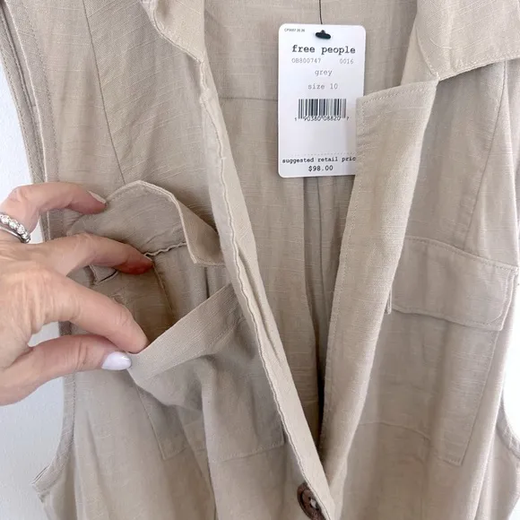 Free People Hepburn Cotton Trench Dress