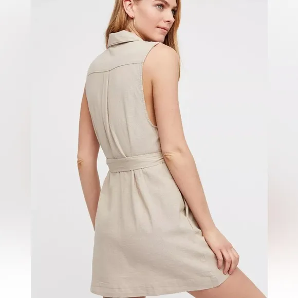 Free People Hepburn Cotton Trench Dress