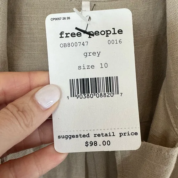 Free People Hepburn Cotton Trench Dress