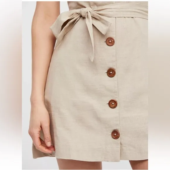 Free People Hepburn Cotton Trench Dress