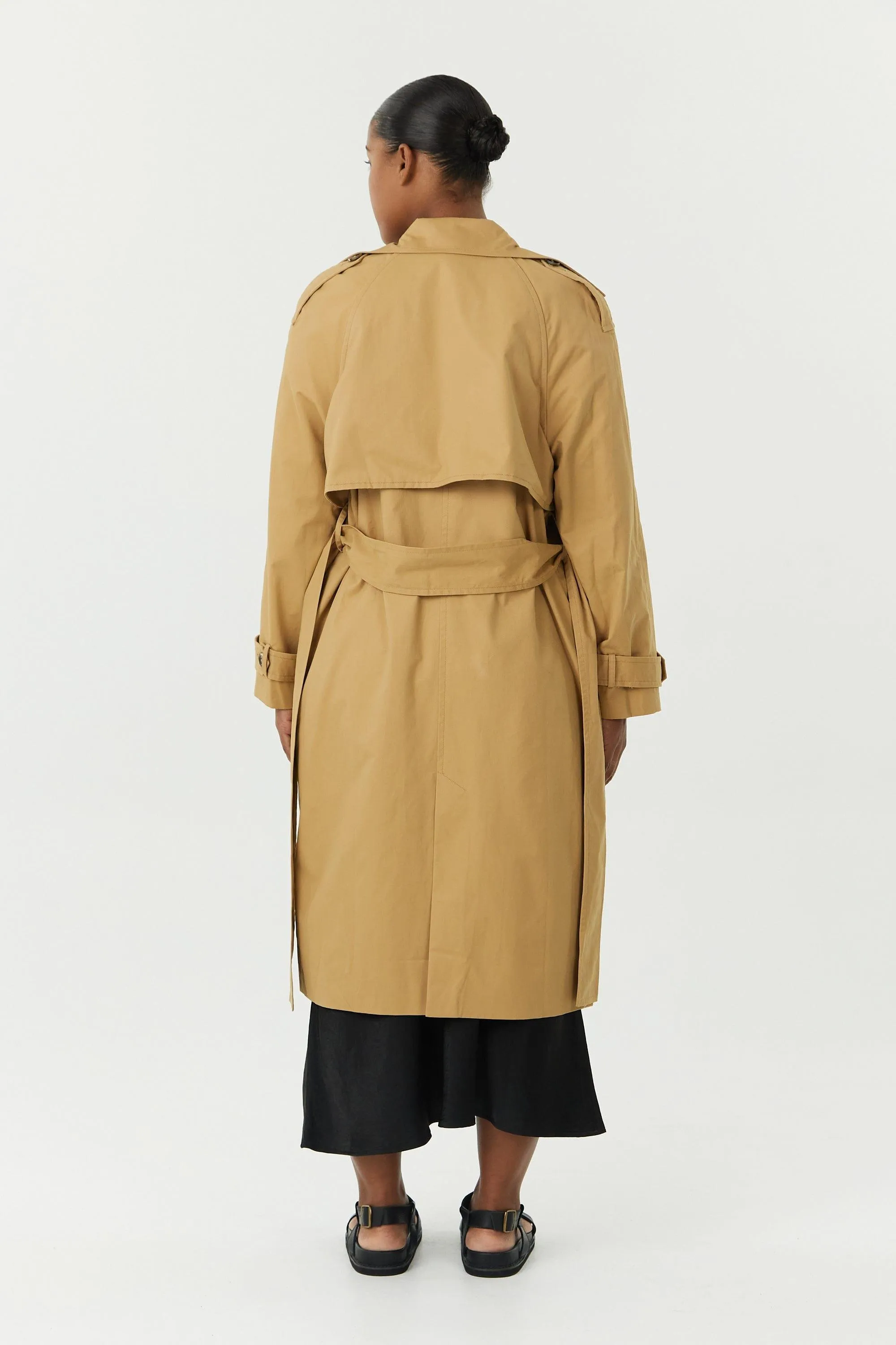FRONTIER TRENCH COAT | CAMEL