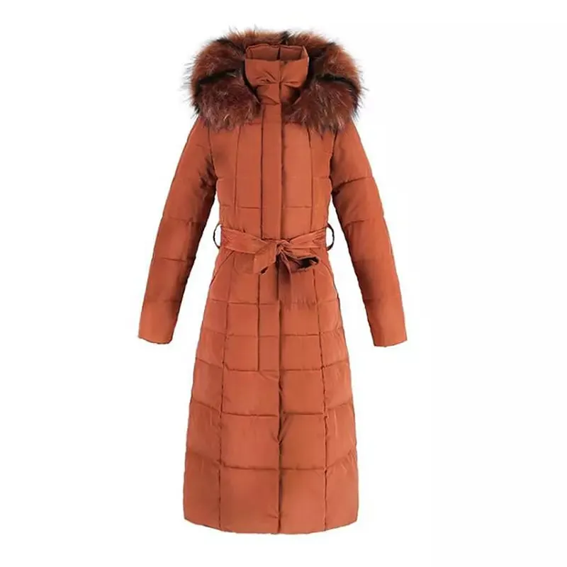 Fur Parkas Winter Warm Long Jacket