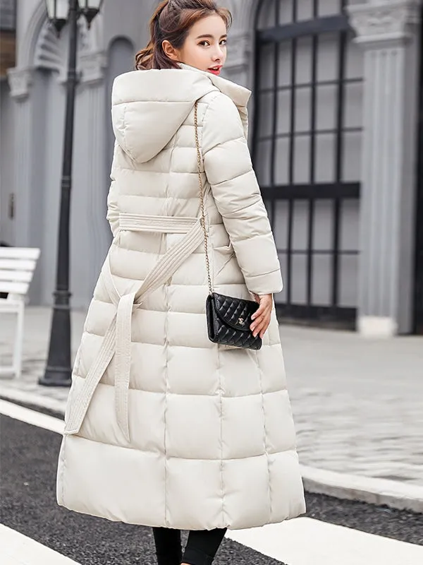 Fur Parkas Winter Warm Long Jacket