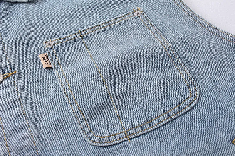 Gallery Dept denim vest loose all match coat
