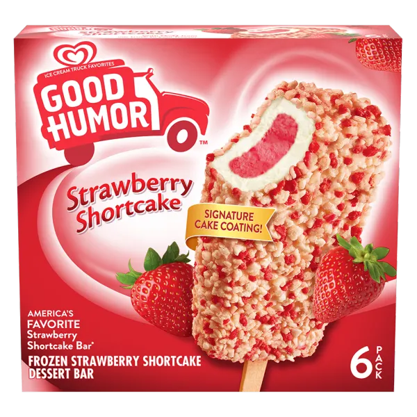 Good Humor, Strawberry Shortcake Bar, 3 oz. (6 Count)