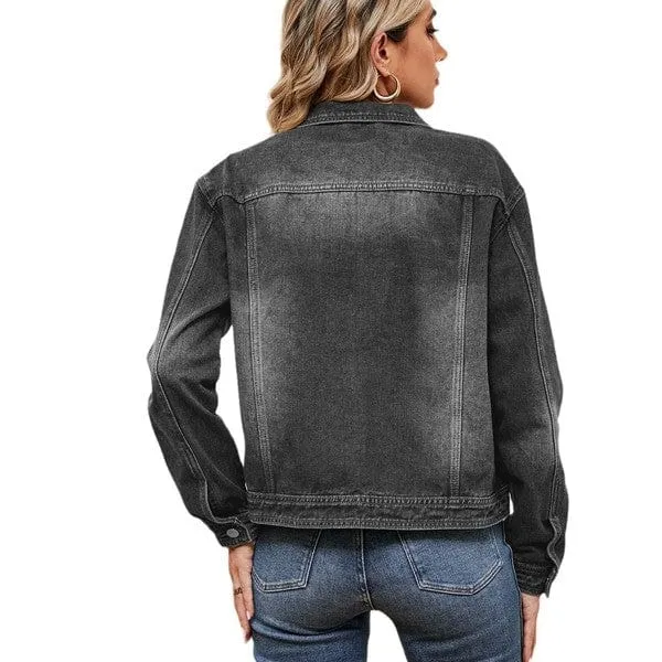 ❤️GYPSY FOX - Dark Denim Jacket by Miss Sparkling