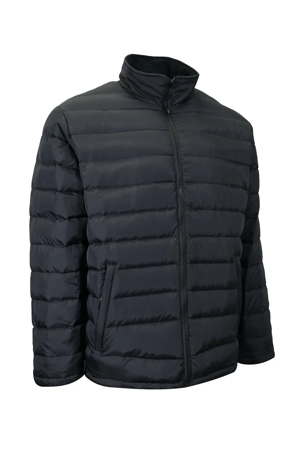 Hi Vis Winter Safety Parka with Removable Down Insulated Nylon Puffer Jacket