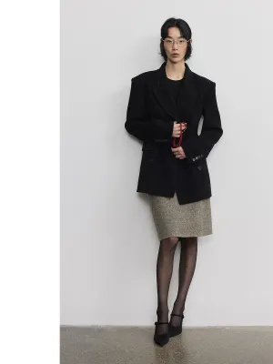 Hourglass Double-Breasted Blazer