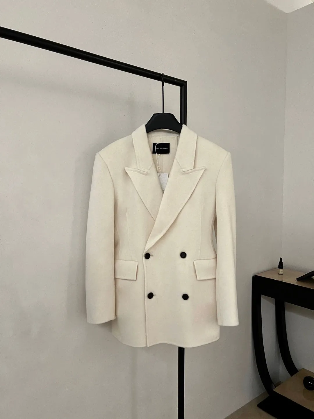 Hourglass Double-Breasted Blazer