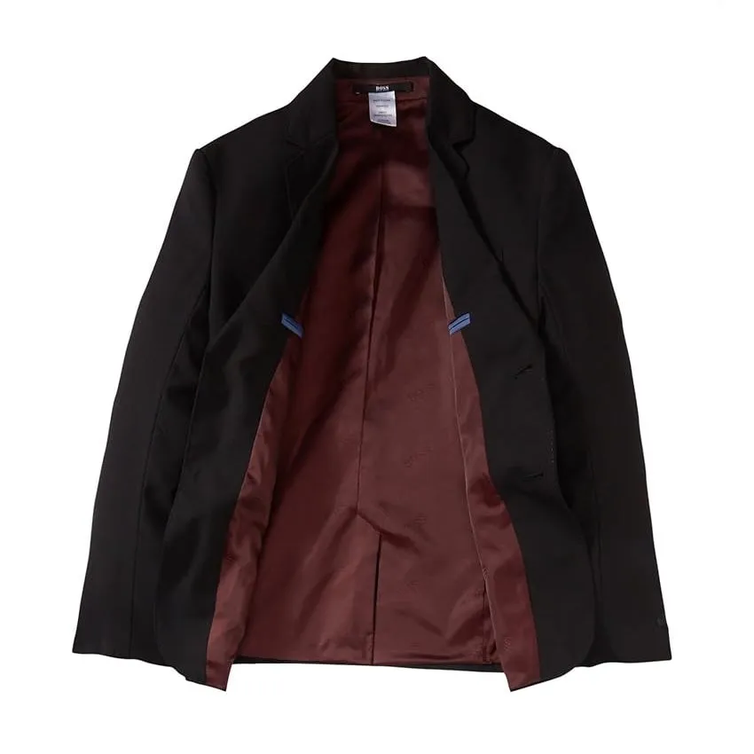 HUGO BOSS Kids Boys Black Suit Set