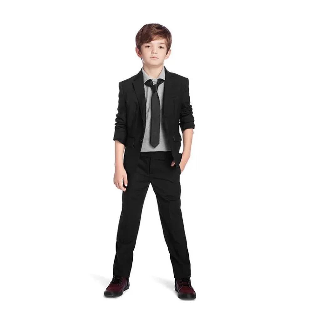 HUGO BOSS Kids Boys Black Suit Set