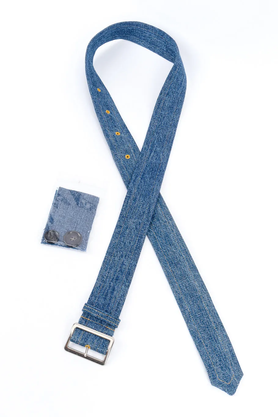 Indigo Denim Trench Coat