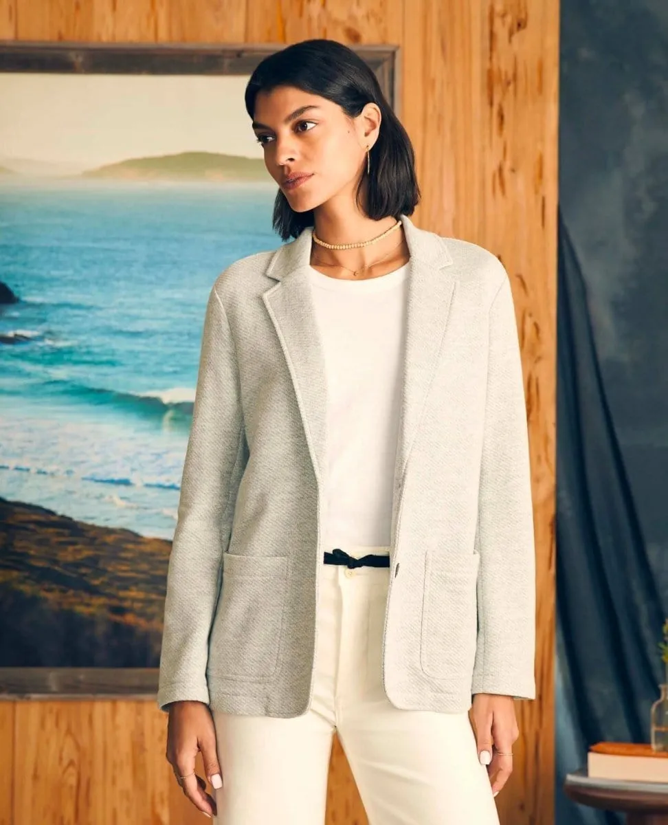 Inlet Blazer Light Heather Grey