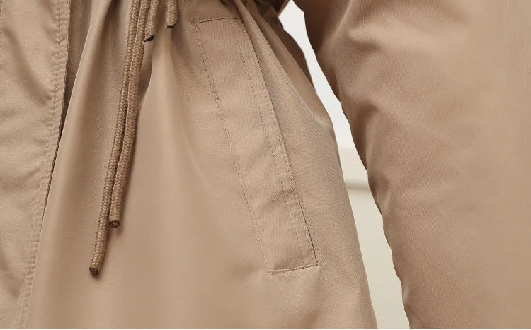 Insulated Windproof Women's Parka with Stain-Resistant Features