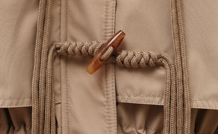 Insulated Windproof Women's Parka with Stain-Resistant Features