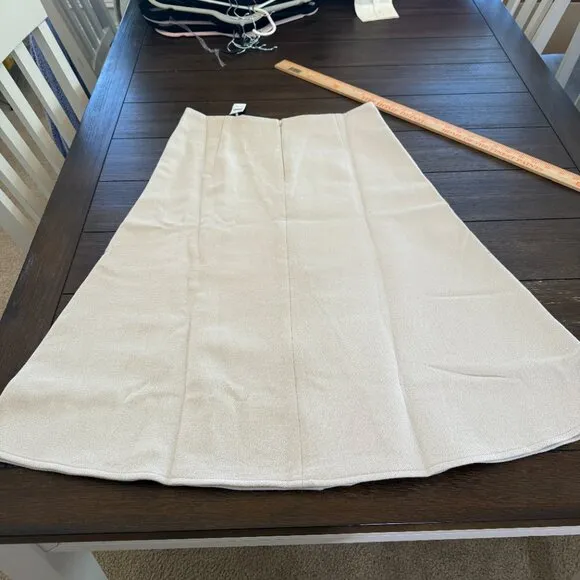 J. Crew A-line circle skirt in double-cloth wool blend Size 8