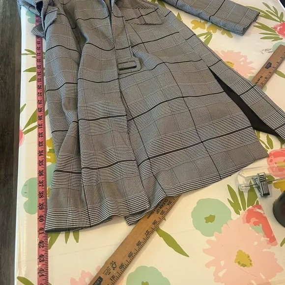 J.O.A just one answer J.O.A Wrap Trench Jacket Check  | ASOS medium