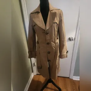 Kenneth Cole Trench Coat Khaki Medium
