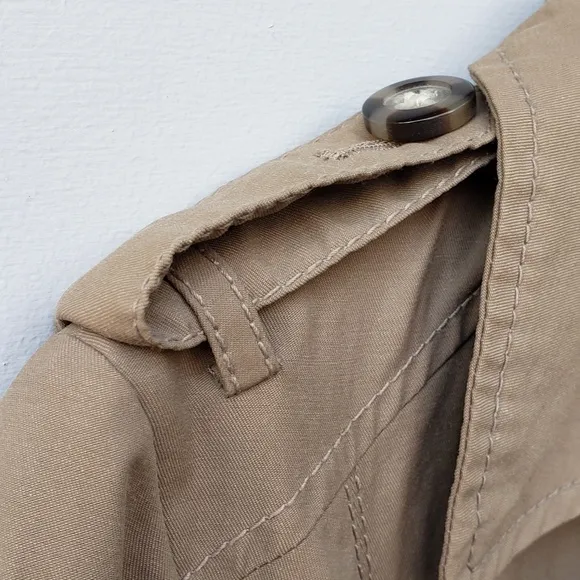 Laundry By Shelli Segal Tan Belted Trench Coat - M