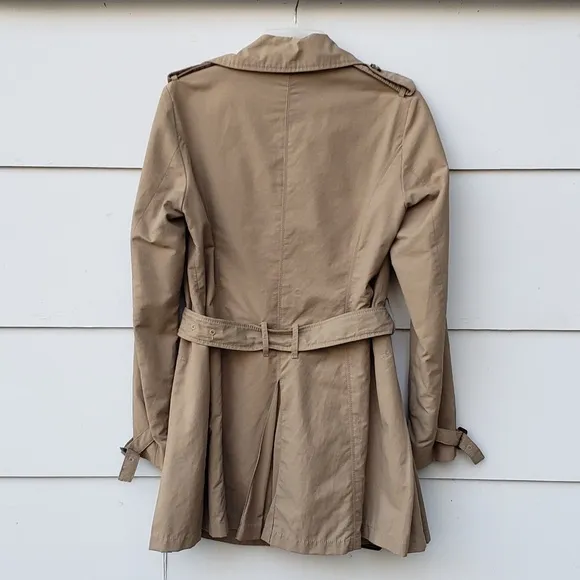 Laundry By Shelli Segal Tan Belted Trench Coat - M
