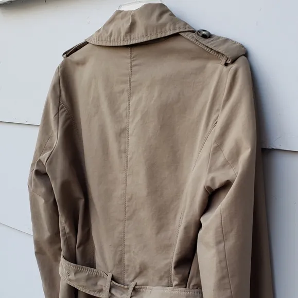 Laundry By Shelli Segal Tan Belted Trench Coat - M