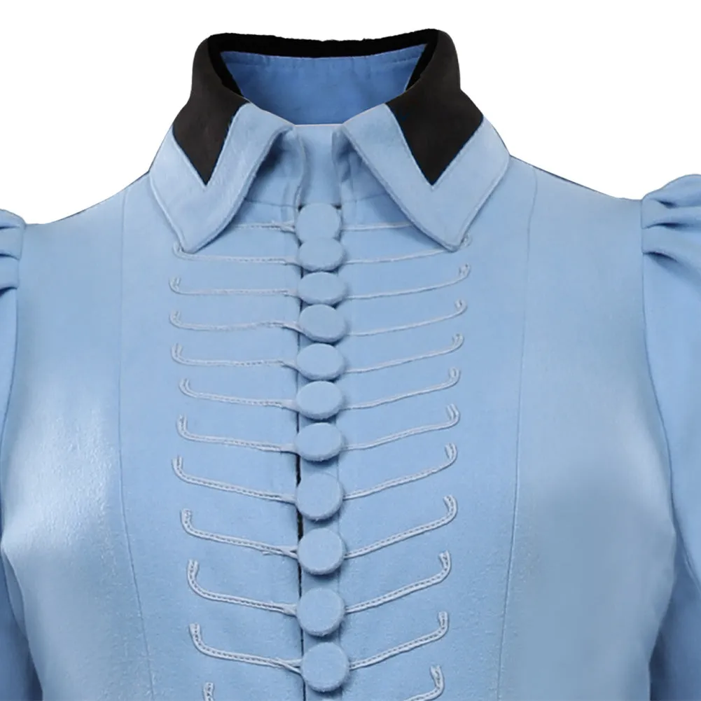 Lemony Snicket‘s A Series of Unfortunate Events Halloween Carnival Suit Violet Baudelaire Cosplay Costume Coat
