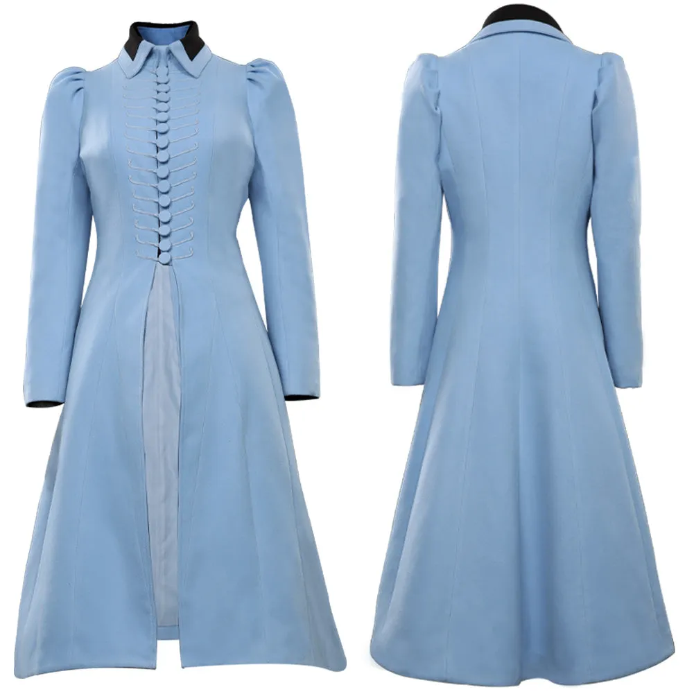 Lemony Snicket‘s A Series of Unfortunate Events Halloween Carnival Suit Violet Baudelaire Cosplay Costume Coat