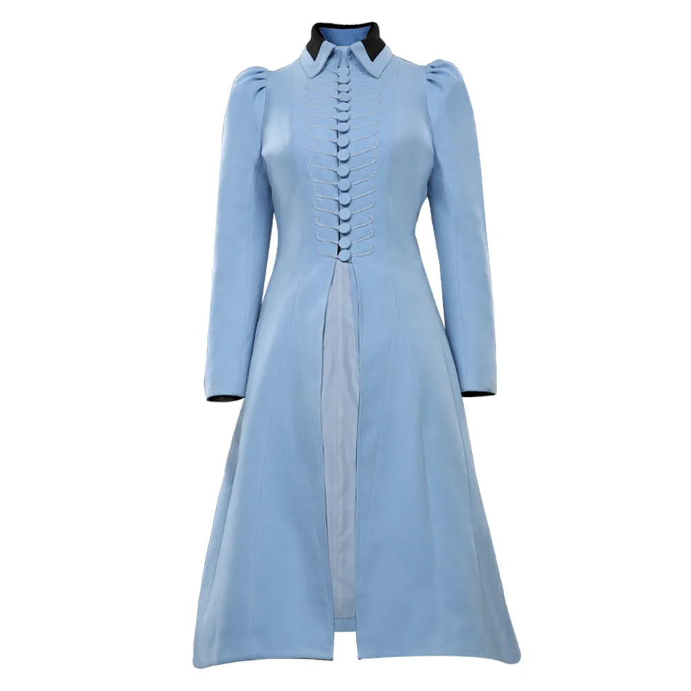 Lemony Snicket‘s A Series of Unfortunate Events Halloween Carnival Suit Violet Baudelaire Cosplay Costume Coat
