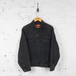 Levis Denim Jacket - Black - M