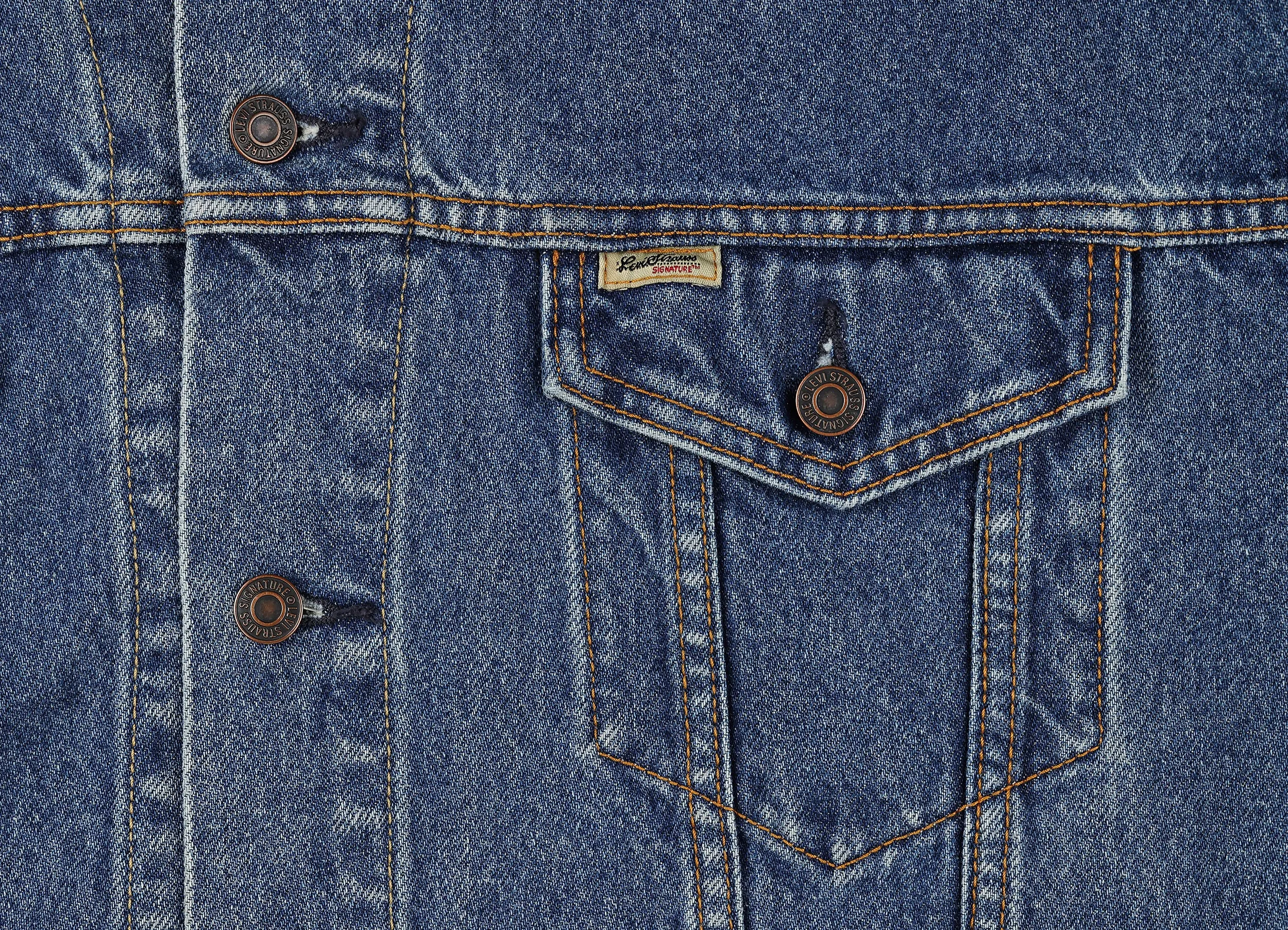 Levi's Signature Denim Jacket - Blue - XL