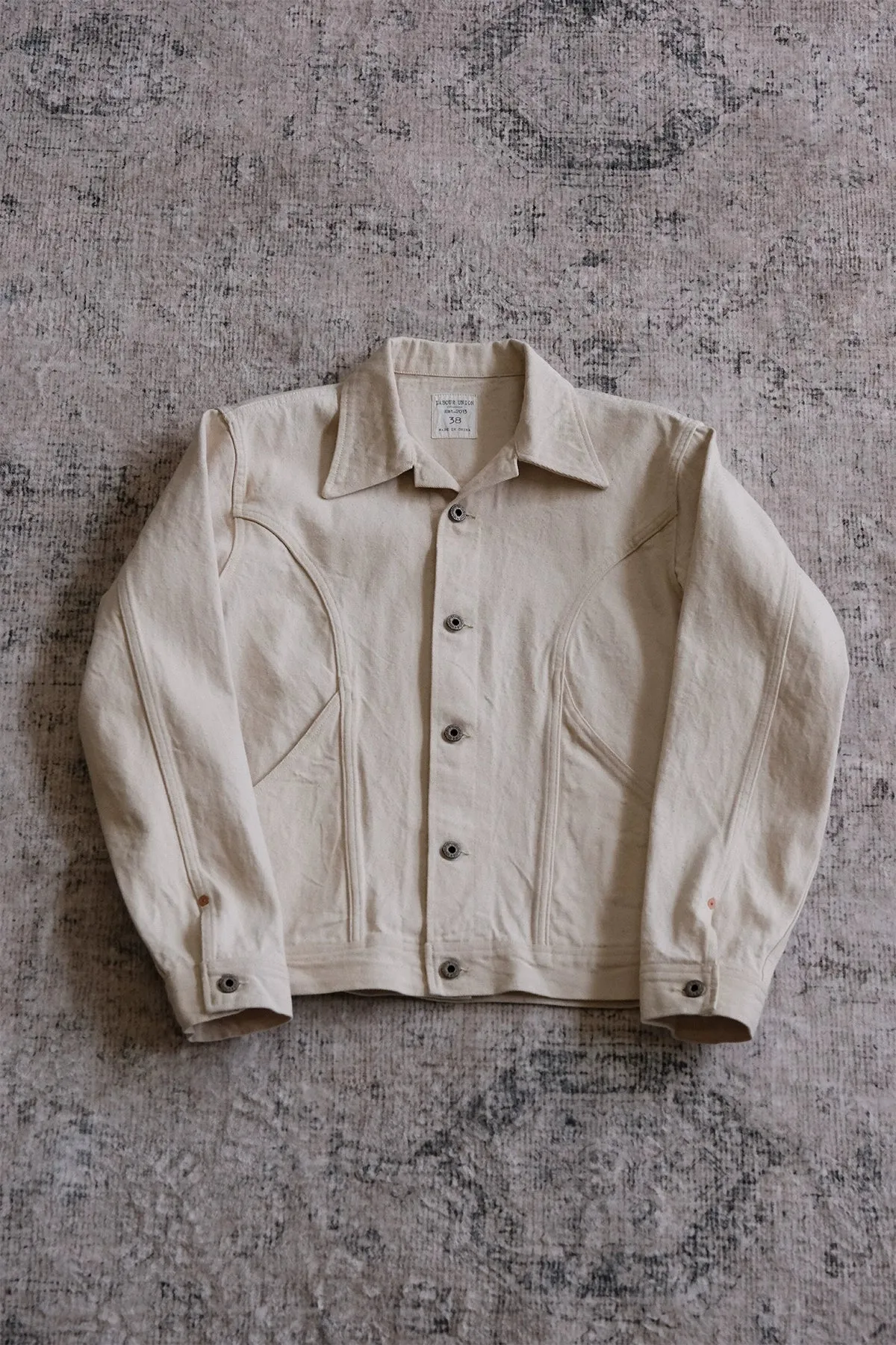 Light Beige Selvedge Denim Jacket