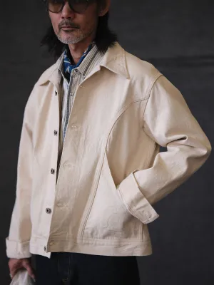 Light Beige Selvedge Denim Jacket