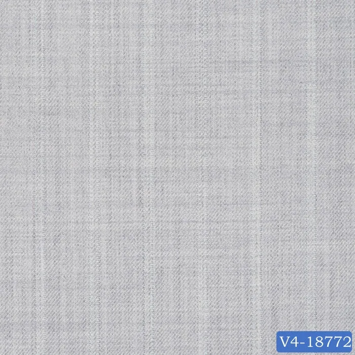 Light Grey Self Stripe Long Suit