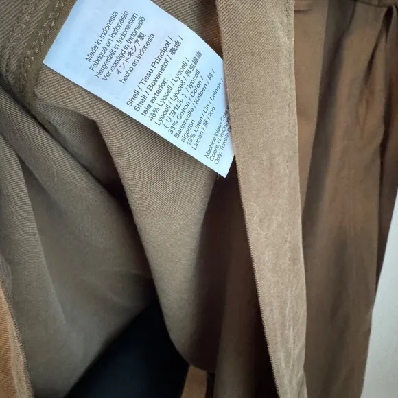 Like New Madewell Harlow Dark Olive Belted Trench Coat in Drapey Twill SZ XS