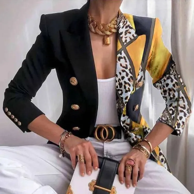 Lila - Printed Fitted Blazer