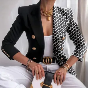 Lila - Printed Fitted Blazer
