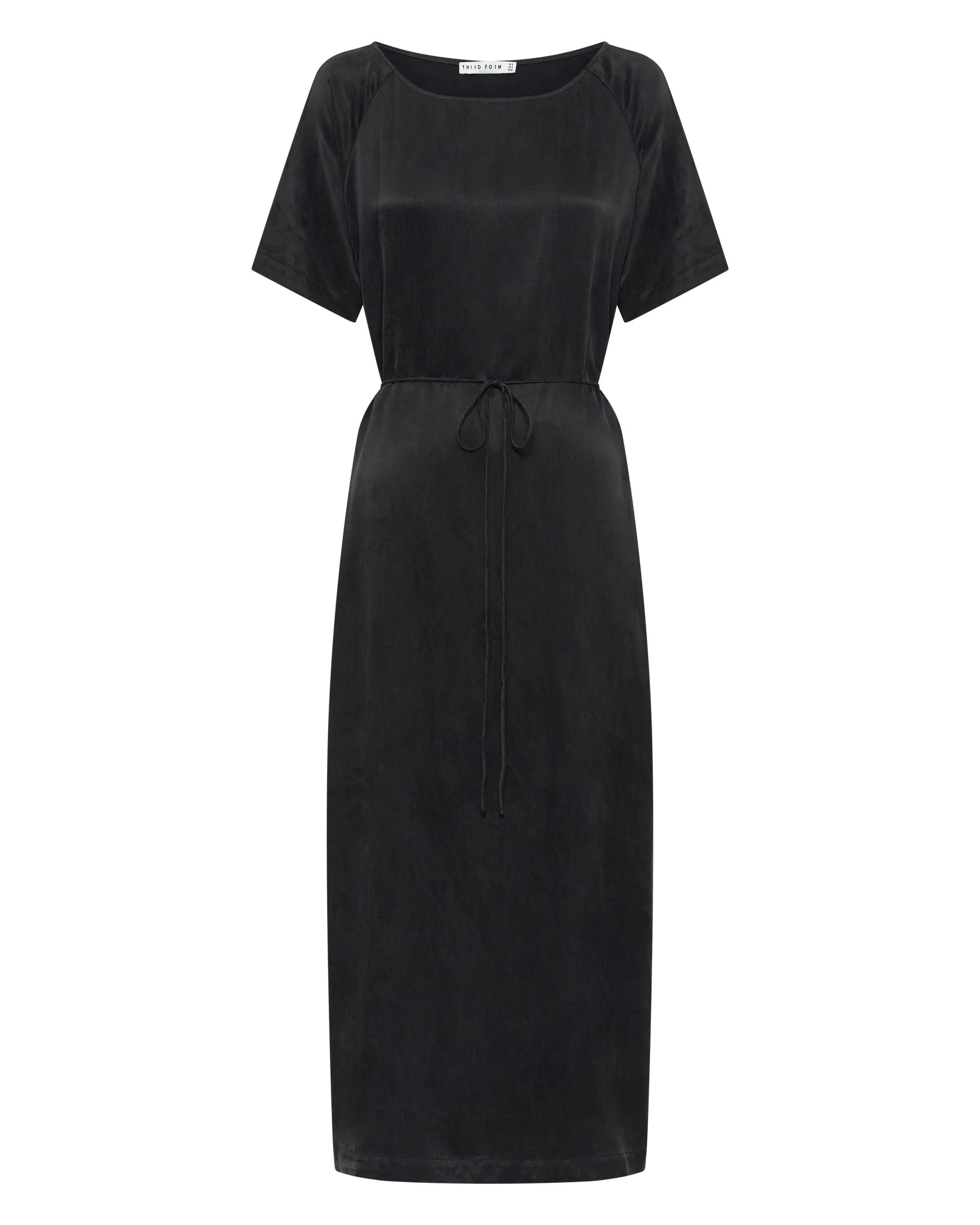 LIP SERVICE MAXI TEE DRESS | JET BLACK