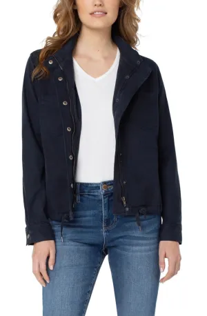 Liverpool Cinch Waist Jacket with Patch Pockets
