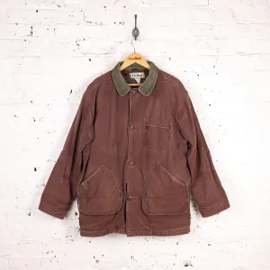 LL Bean Barn Chore Jacket - Maroon - L