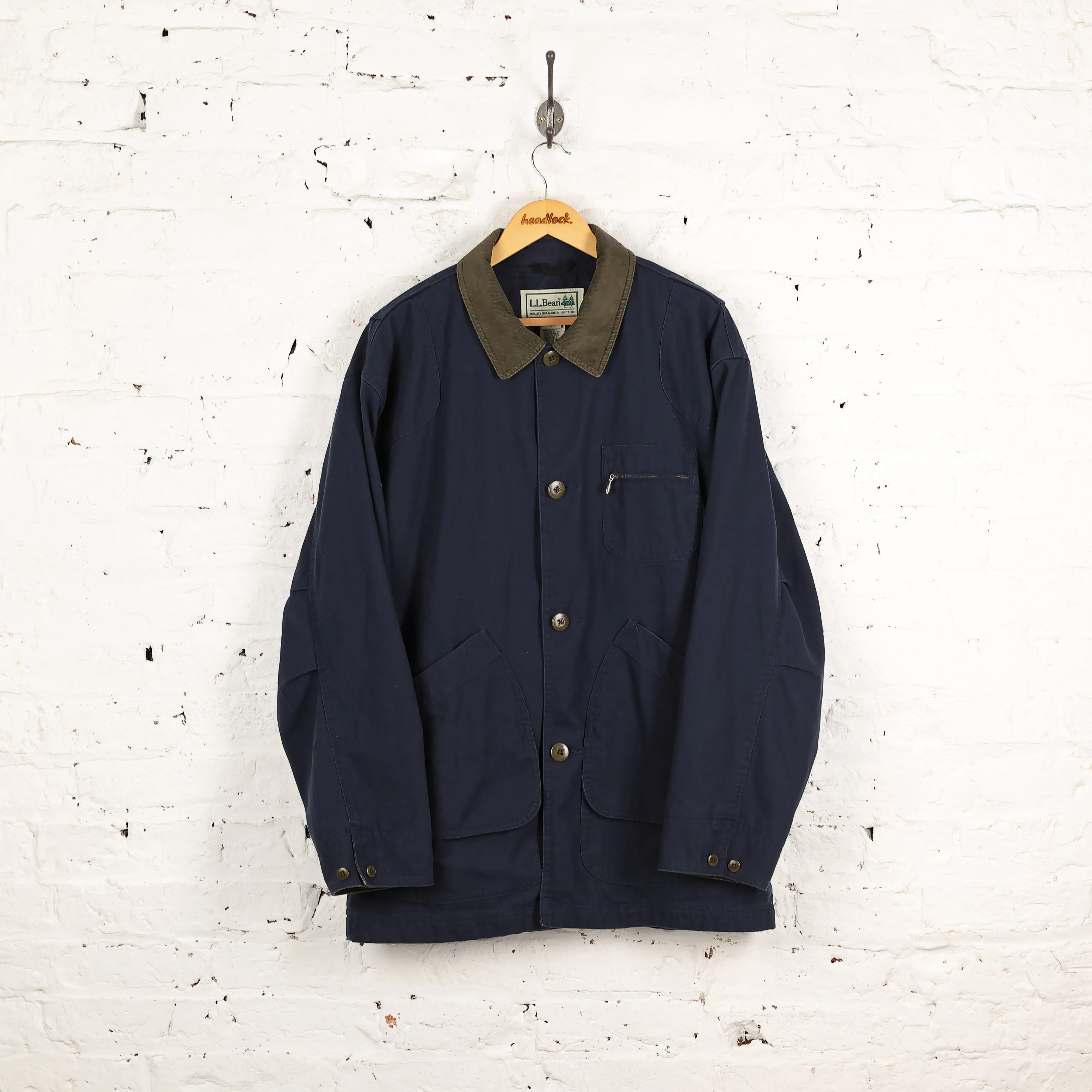 LL Bean Chore Hunting Jacket - Blue - L