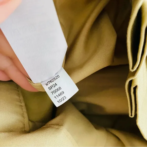 Loft NEW Khaki Trench Wrap Double Breasted Front Pocket Wrap Belted Skirt Sz 10