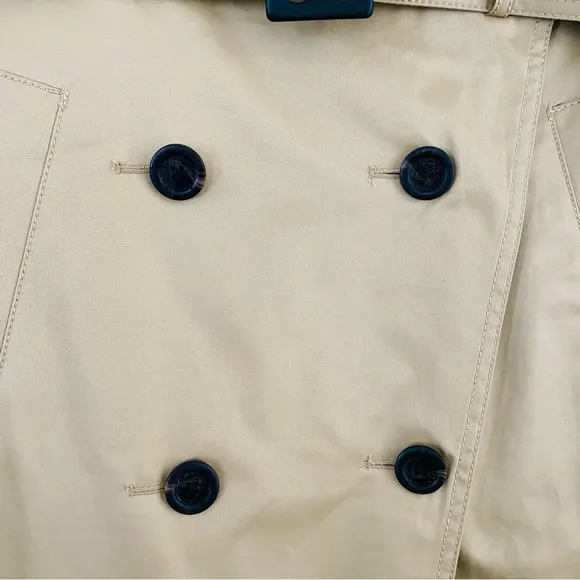 Loft NEW Khaki Trench Wrap Double Breasted Front Pocket Wrap Belted Skirt Sz 10
